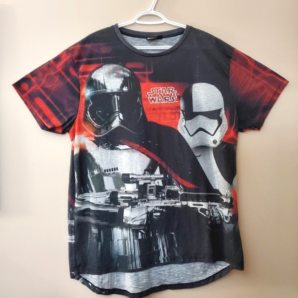Star Wars allover print tee in Size XXL - Captain Phasma and Stormtrooper